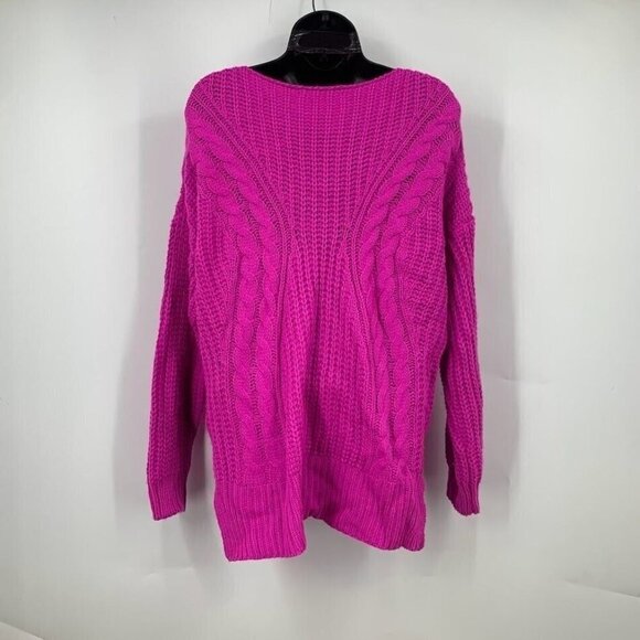 Heartloom Women's Evon V-Neck Cable Knit Long Sleeve Sweater Size M - Picture 3 of 11